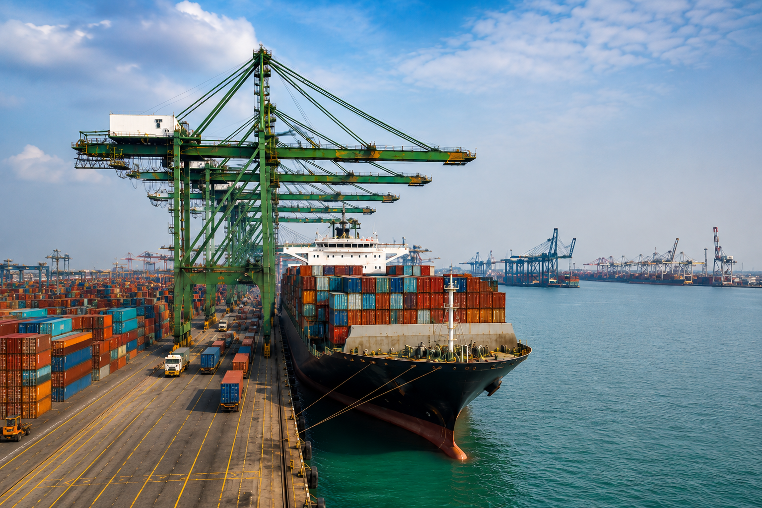 indian exporters suffer twists and turns of freight amid Lanka and Singapore transhipment jam
